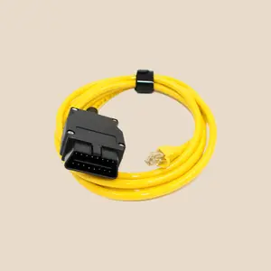 OBD2 Pure Copper Wire Coding Diagnostic Cable for BMW F-Series - 1 Pc ICOM Module Program Cable with v49.4 Data, Displays Engine Output and Torque for Driving Safety
