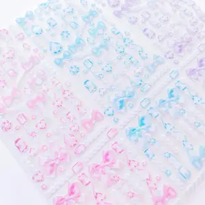 [Borah Studio] Princess Jewel Drops Deco Sticker (3 colors)