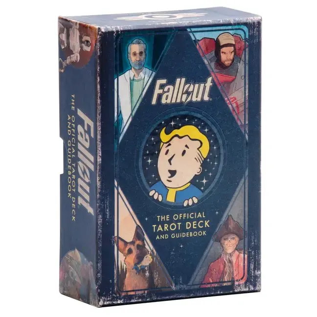 Fallout Official Tarot Card Game Deck with Guidebook - Custom Art, Iconic Figures, Suitable for Ages 12+, Cards Games Deck, Tarot Card Decks, Card Games For Teens