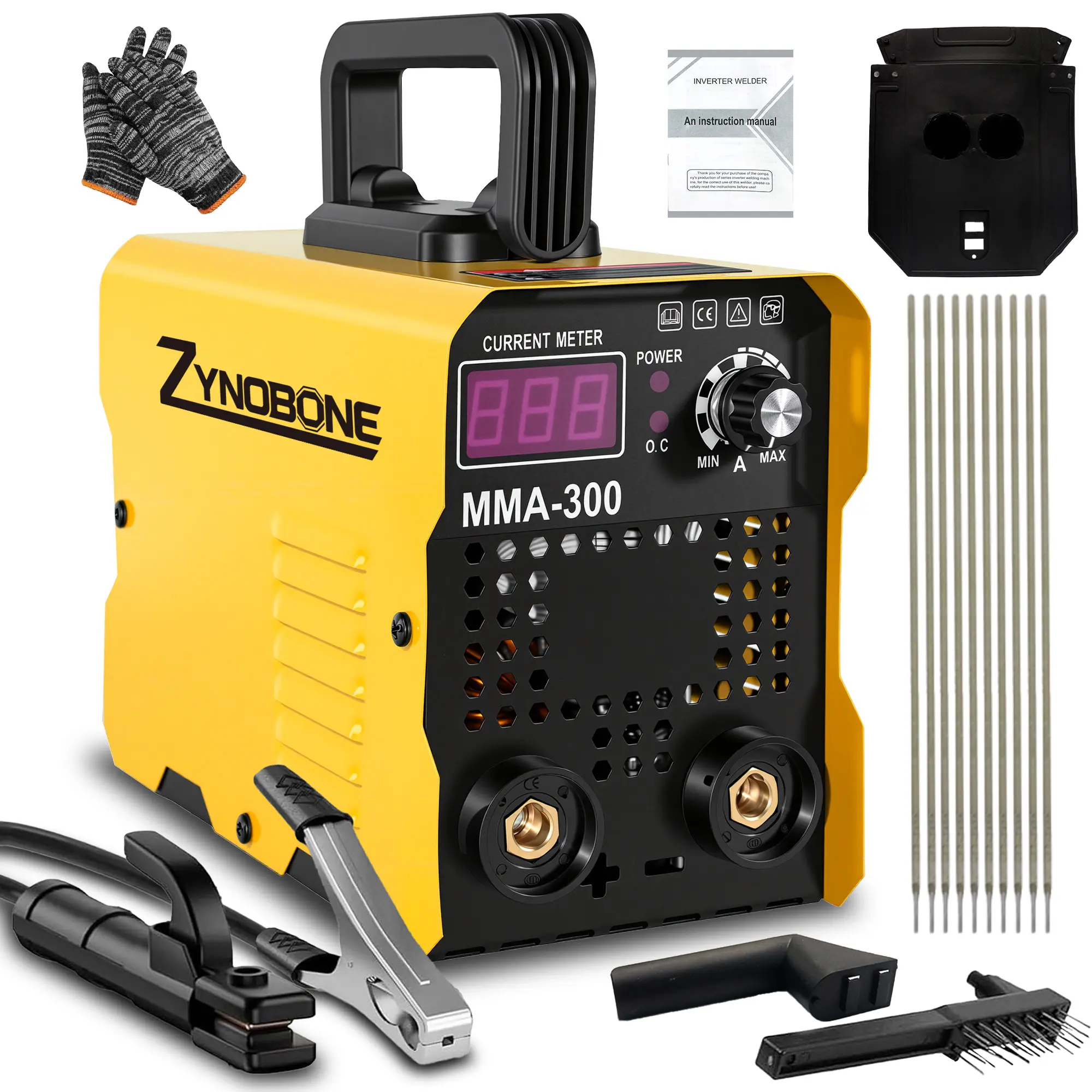 ZYNOBONE MINI Portable Welding Machine, Stick Welder, AC 110/220V smart conversion, LED Display Digital