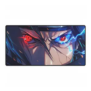 Sasuke Uchiha Mouse Pad, Naruto & Sasuke Desk Mat, Anime Gaming Mousepad, Sasuke Gift, Office Desk Accessory, Naruto Shippuden Merchandise