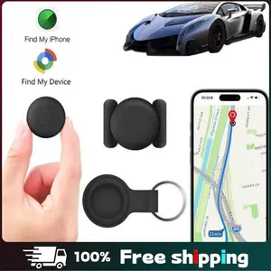 GPS Tracker for Car,Mini Trackers Device with Weatherproof Magnetic Case-No Monthly Fee-Best Hidden GPS Trackers,Anti-lost Device,Works with Apple Find My  fathersdaygift