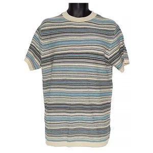 Lanzino Linen Blend T-Shirt # SP070 Beige