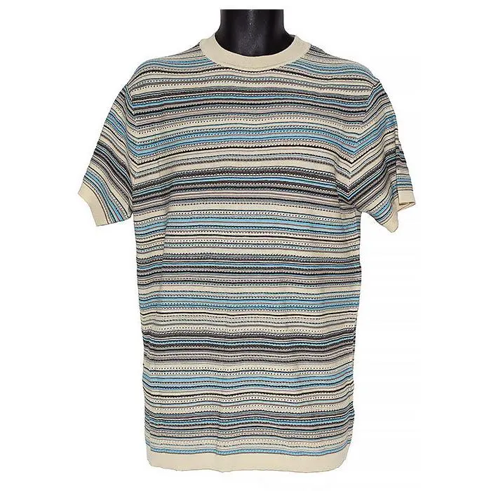 Lanzino Linen Blend T-Shirt # SP070 Beige