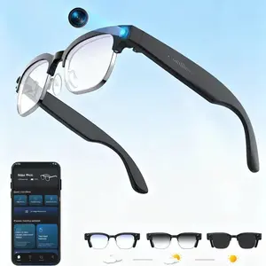 2026 New Ai Multifunctional Smart Glasses, Supports 120+ Languages, 8mp Camera, Video Music Call, Business Use, 8k Color Switch, Designed for Men