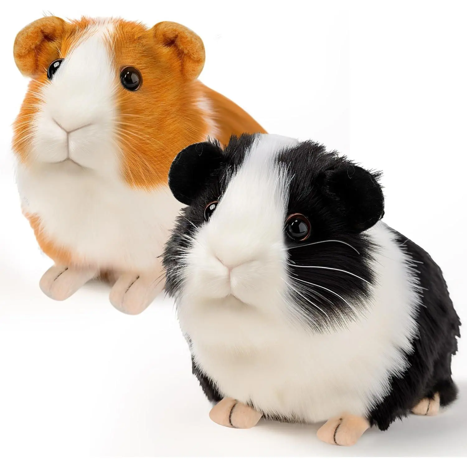 2pc Guinea Pig Stuffed Animals  Realistic Plush Cute Plushie Toys for Kids, Small Live Animals Pet Doll Toy for Boys Girls Birthday