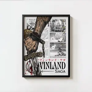 Vinland Saga Poster, Thorfinn Viking Art Print