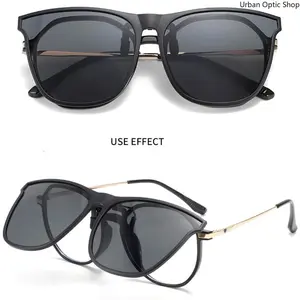 Polarized Clip-On Sunglasses for Prescription Glasses