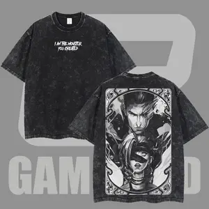 Jinx x Silco Arcane Show League Of Legends Washed Game T-shirt Game Soft Cotton, FPS, Game Lover Unisex Shirt Gift for Him Gift For Her Vintage Y2K