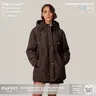 PUFFIT WarmCore Premium Mid-length Diamond Quilted Drawstring-waist PUFFER Style,Classic Diamond Pattern,Waist-cinching Lightweight Cotton Jacket,High-density Integrated Quilting Lightweight,Comfortable For Commuting,Fall,Winter,2026 Shopping