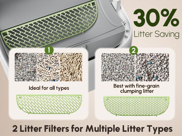 Cavrtbany Smart Self-Cleaning Cat Litter Box, APP or Manual Control, 85L Covered Litter Box with 15L pull-out drawer , Easy-Entry Front Step, 5 Safety Sensors, Quick 3-Minute Assembly, Quiet, Cat toilet for big Cats & Multi-Cat Homes With Free  liners 