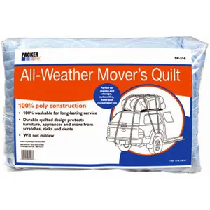 Schwarz Supply SP-316 54 x 80 in. Moving Blanket