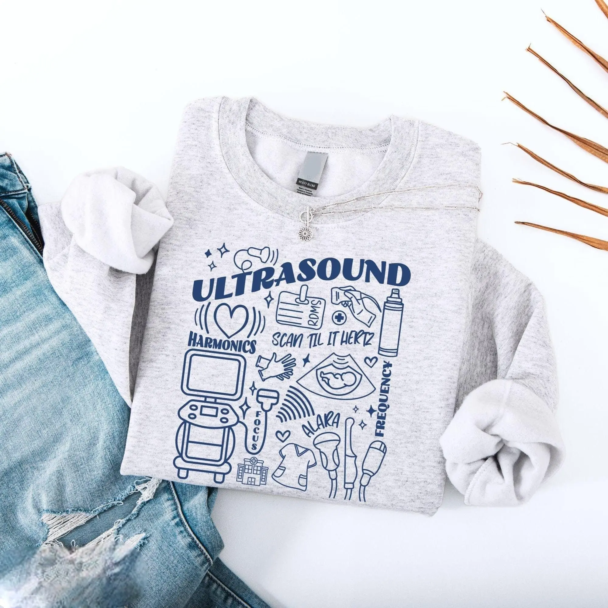 Sonographer Sweatshirt - Ultrasound Tech Crewneck, Sweater Gift, Sonographer Gift, Ultrasound Tech Gift