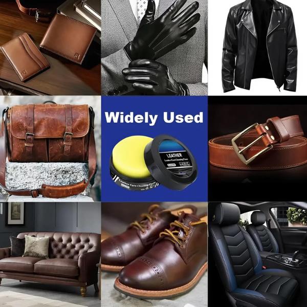 Multifunctional Leather Cleaning Paste - Deep Conditioner & Polishing Cream for Car Interiors, Furniture, and Shoes (Includes Sponge)