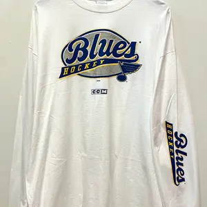 St Louis Blues Hockey Long Sleeve T-Shirt Sz XXL