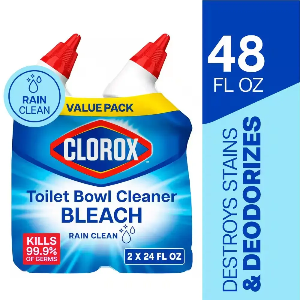 24 oz. Rain Clean Toilet Bowl Cleaner with Bleach (2-Pack)