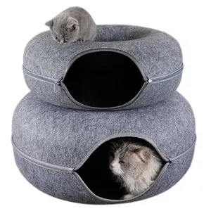 Cat Donut Tunnel Bed