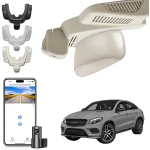 4K Front & 2K Rear 2 Channel HDR Dash Cam, Dual STARVIS 2 IMX678 IMX675 for Mercedes-Benz GLE(W166/C292) 2016-2019 & GLS(X166) 2017-2019(Model A Beige), 5GHz WiFi, GPS, App & WiFi, 128GB Card