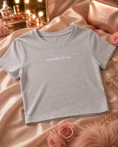 Immediately No Cropped Baby Tee