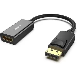 BENFEI 4K DisplayPort to HDMI Adapter (Male to Female), Uni-Directional DP 1.2 Computer to HDMI 1.4 Screen Gold-Plated Accessories Convertor