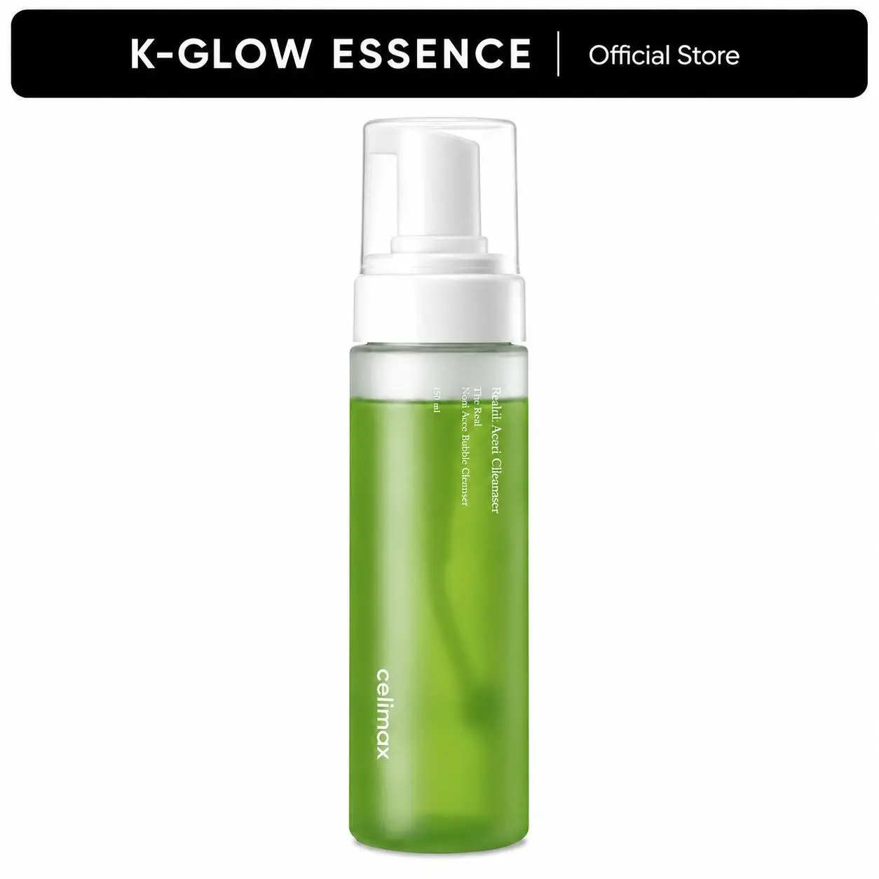 Celimax The Real Noni Korean Acne Bubble Cleanser - Gentle Daily Pore Care Deep Cleansing Facial Foam for Acne Prone Skin (155ml), Anti Spot Blemish Calming Cleanser, Anti Spot Facial Cleansers
