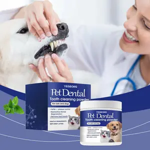 Pet Dental Cleaning Powder (40g), Effective Stain Removal, Fresh Breath, Pet Teeth Care Solution, Easy-To-Use Oral Hygiene Product