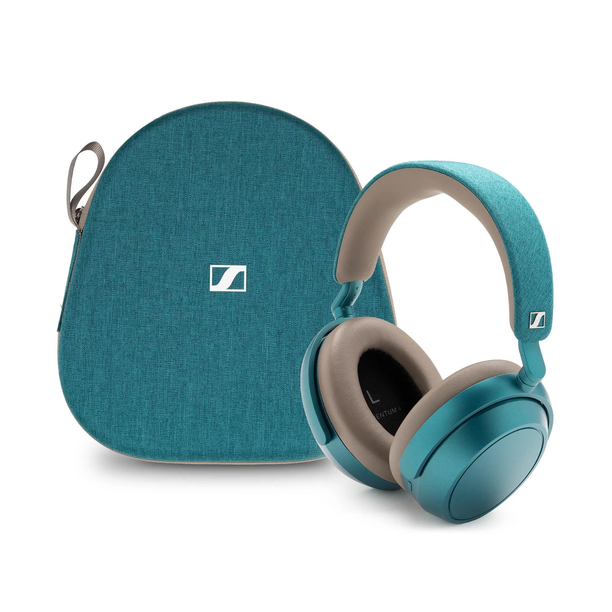 Sennheiser Momentum 4 Wireless Noise Cancelling Over-Ear Headphones with Padded Cushion, Teal Wireless Headphones