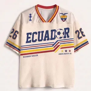 Ecuador Soccer Jersey, Retro La Tri Shirt, Custom Name Number Jersey, Ecuadorian Soccer Fan Gift