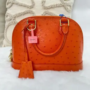 Pre-owned Louis Vuitton Alma BB Orange Top Handle Bag|19543434