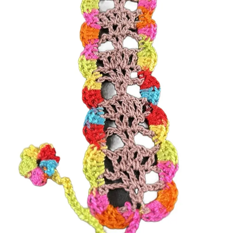Handmade Crocheted Bookmark - Unique Craftsmanship, Soft Yarn, Fits Snugly, Ideal for Book Lovers & Aesthetic Readers