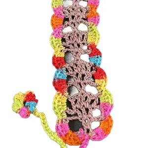 Handmade Crocheted Bookmark - Unique Craftsmanship, Soft Yarn, Fits Snugly, Ideal for Book Lovers & Aesthetic Readers