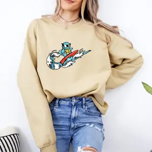 Pokémon Squirtle Matching Sweatshirt, Y2k Shirt, Anime Graphic Shirt, Manga Sweatshirt, Trending Shirt, Gift For Him PSH391