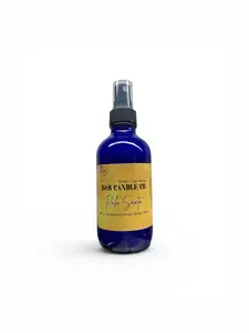 4 oz Scented Palo Santo Room Spray Bottle - Warm Woodsy Mist, Long-Lasting Fresh Scent, All Seasons Home Fragrance Freshener for Room Vibes & Home Care Supplies