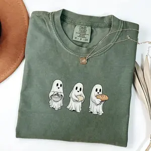 Sourdough Bread Shirt, Comfort Colors Sourdough Baker Ghost Tshirt, Halloween Homemaker Tee, Funny Homemaker Shirt, Sourdough Starter