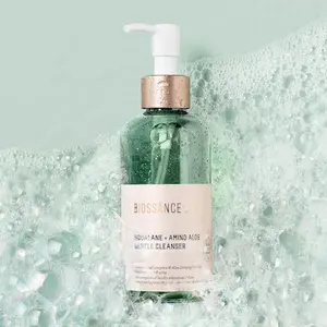 Biossance  Amino Aloe Gentle Pore-Minimizing Cleanser + Squalane blemish bubble gum Facial Gel