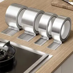 Kitchen Stove High Temperature Resistant Aluminum Foil Oil-Resistant Beautiful Seam Anti-Mold Edge Strip Sink Waterproof Gap Tape Self-Adhesive