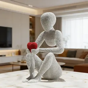 3D Abstract Human Sculpture, Valentine's Day Mother's Day Gift, Modern Art Plastic Statue, Home Decor, Desktop Ornament