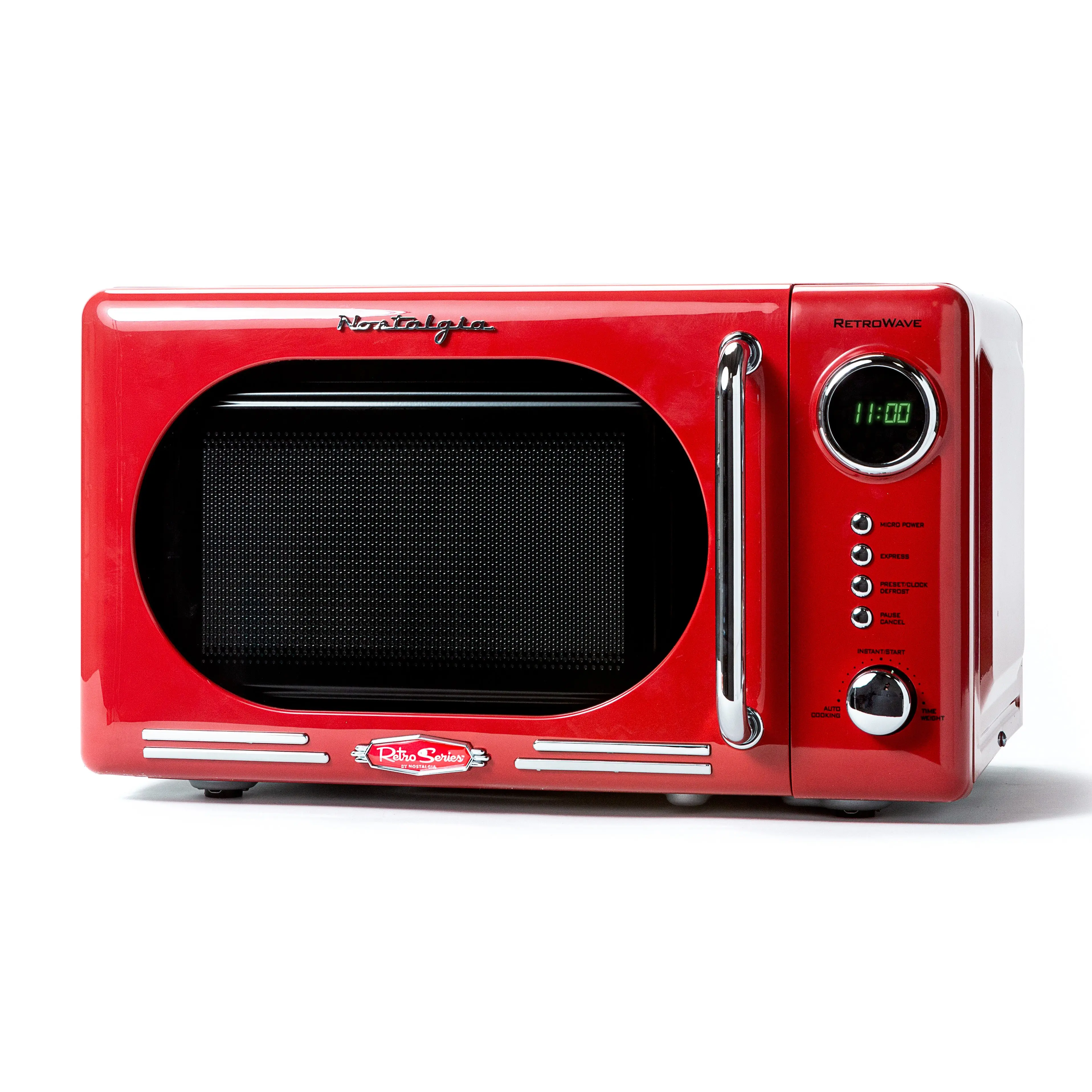 Retro 0.7 Cubic Foot 700-Watt Countertop Microwave Oven - Retro Red (Derivative) Retro 0.7 Cubic Foot 700-Watt Countertop Microwave Oven - Retro Red (Derivative)