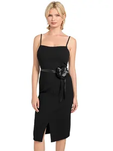 GUESS Female Blake Flower Belt Dress