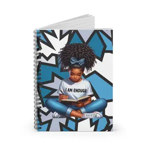 I Am Enough Spiral Notebook - Ruled Line