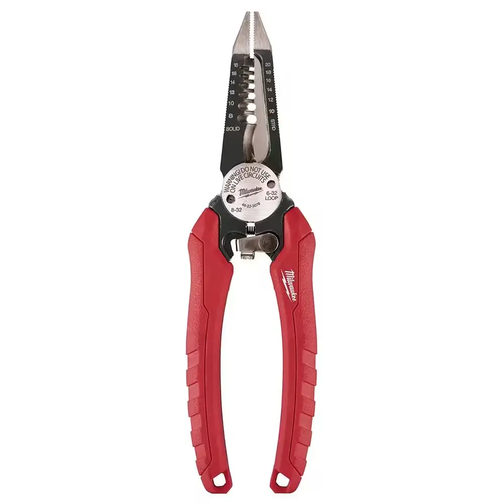 7.75 in. Combination Electricians 6-in-1 Wire Stripper/Cutter Pliers Tool Kit Set Diy Tools