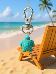 Creative Lucky Turtle Keychain Pendant, Travel Party Gift, Organza Bag Accessory, Event Souvenir, Unique Keepsake