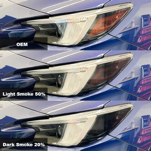 2022-24 WRX Smoked Headlight Tint Overlays