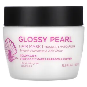 Luseta Beauty Glossy Pearl, Hair Mask, For All Hair Types, 16.9 fl oz (500 ml)