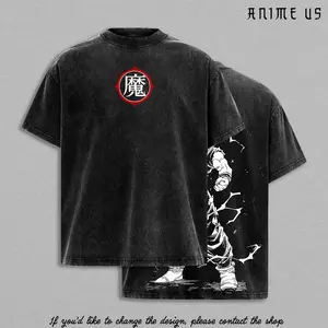 Dragon Ball Hybrid Saiyan SS2 Graphic Tee Vintage Washed Heavy Cotton Oversized Anime Streetwear Top For Men Women Japanese Manga Cell Games Warrior Casual Pop Culture Otaku Cosplay Gift Premium 2D Art Everyday Clothing Trending Apparel Top Fan Gifts