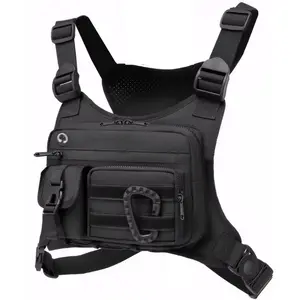 Unisex Outdoor Chest Bag, Running Cycling Edc Vest Pack, Portable Sports Front Pouch, Men's Women's Fitness Gear, Lightweight Design