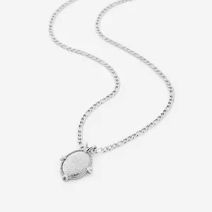 Walk to Me, and I'll run to you Medallion Necklace | Men