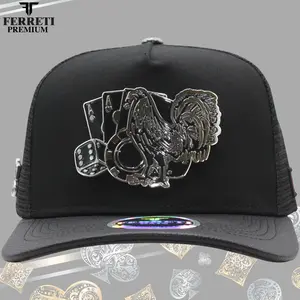 FERRETI HATS TRES VICIOS PREMIUM FT86M SILVER