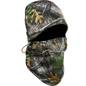 LOOGU Camo Balaclava for Hunting Winter Face Mask with Fleece High Quality Soft Polyester Thermal Lining One Size Fits Most Tactical Outdoor Gear