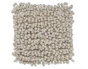 Large Pom Pom Pillow - Ivory